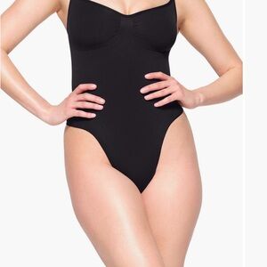 SKIMS Black Shapewear Bodysuit